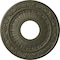 Ekena Millwork Nadia Ceiling Medallion (Fits Canopies up to 4 7/8"), 12 1/8"OD x 3 5/8"ID x 7/8"P, Witch Hazel CM12NAWHF - alternate 1